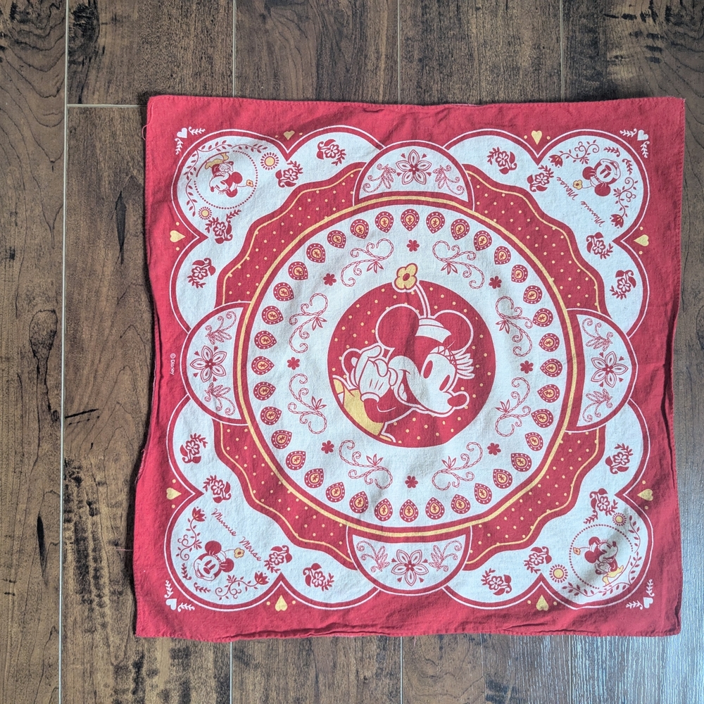 Vintage Minnie Mouse Disney Bandana
